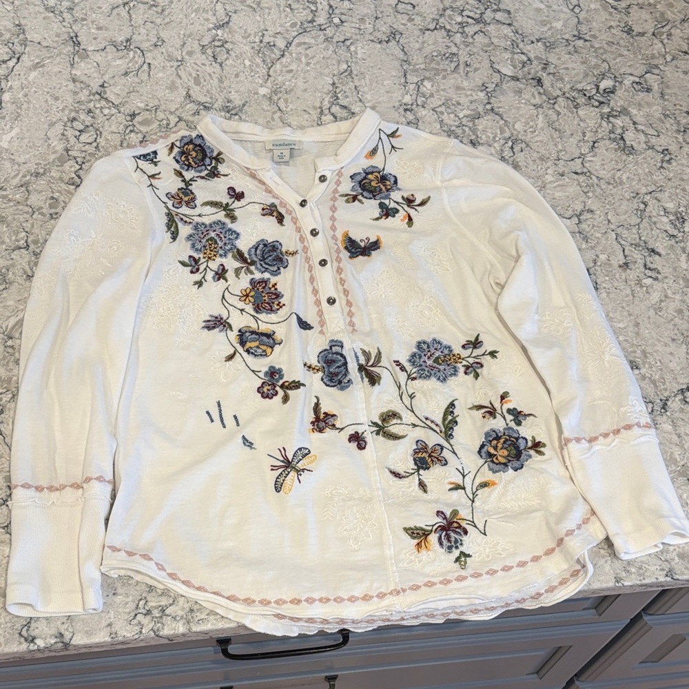 Sundance White Knit Top